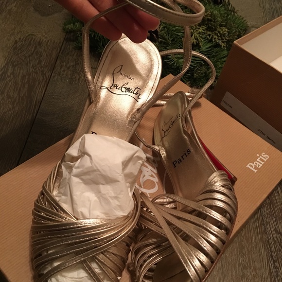 🥰 Christian Louboutin Podium Pink Napa Leather Heels - Picture 3 of 8